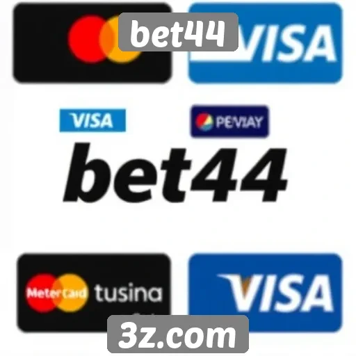 Diversidade de métodos de pagamento no Bet44