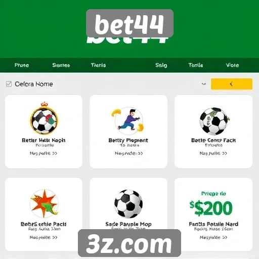 Promoções e bônus oferecidos pela bet44